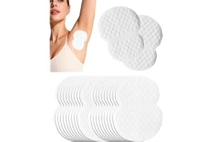 ZKUNL 100 stycken engångssvettkuddar av icke-vävt tyg, mjuka antiperspiranter bekväma och osynliga för daglig användning för