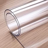 Aysan | 1.2mm | Şeffaf PVC Masa ve Masa &Ouml;rt&uuml;s&uuml; Koruyucu | Masa Pedi | Koruyucu Mika | Asetat Masa &Ouml;rt&uuml;s&uuml; | (En: 70cm, Boy: 50