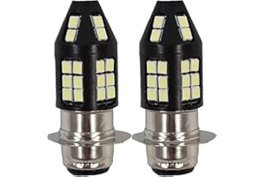 AISENPARTS 2*Headlights Fit for Yamaha Raptor 700 700R 06-18 White 6000K LED Bulb H6M