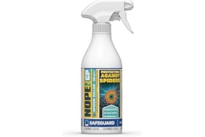 NOPE! Spider Killer Spray Repellent - Contact Killer. for All Types of Spiders. Residual Action, Odourless, Non-Staining for Indoor and Outdoor Use. 500ml