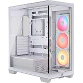 CORSAIR 3500X LX-R RGB iCUE Link Semi-Tower PC Case with Panoramic Glass | 3 x LX120-R RGB Fans Pre-Installed, Includes iCUE