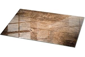 Wallfluent Plaque Décorative 120x60 cm Outils D'installation Nettoyage Facile Durable Surface Lisse Bords Polis Résistance aux Taches Plaque de Sécurité Imperméable - Planches de Bois