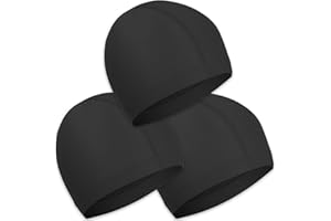 OLICKY 2 Piezas Gorros de natación, Unisex elásticos Gorra de Piscina es Adecuada para niños, niñas, Hombres, Mujeres, Cabello Largo y Cabello Corto