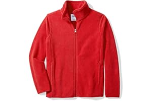 Amazon Essentials Niños Chaqueta de Forro Polar con Cremallera Completa y Cuello Levantado