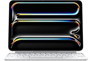 Apple iPad Magic Keyboard Case für das 11'' iPad Pro (M4) für angenehmes Tippen, integriertes Trackpad, Reihe mit Funktionstasten, Deutsch - Weiß ​​​​​​​