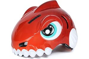 FUNWICT Casco Bicicleta Niño 3D Animados Casco Bici para Niños y Niñas de 3-8 Años Ajustable Casco Bici Bebe con Juego Protectores para Bicicleta, Patinete y Skateboard