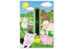FUNKY MONKEY HOUSE Farmyard Nursery and Baby Room Thermometer