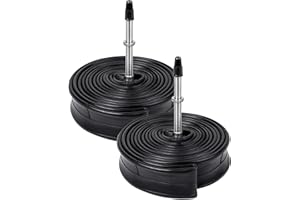 YunSCM 2PCS 25/34-622 28 pollice bike Camera d'aria 700CX25/28/32/34C FV60mm Valve Compatibile 700C bike Camere d'aria 28x1.00 28x1.10 28x1.25 700x25C 700x26C 700x28C 700x30C 700x32C 700x34C