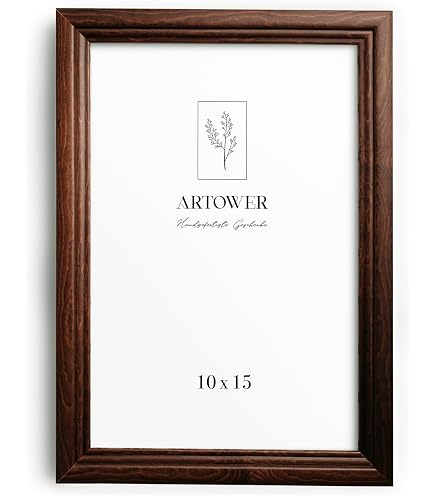 3-B BARI RUSTICO Cornice per foto - arrone scuro/oro - 20x30 c