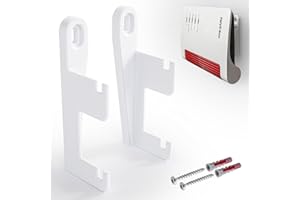MOBILEFOX Ethernet uchwyt ścienny pasujący do FritzBox 7590 7530 7510 uchwyt router uchwyt uchwyt ścienny modem zawieszenie