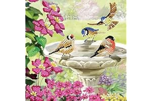 Craft Buddy Crystal Art CCK-A50 Elefant, 18x18cm Kristallkunstkarte, Mehrfarbig