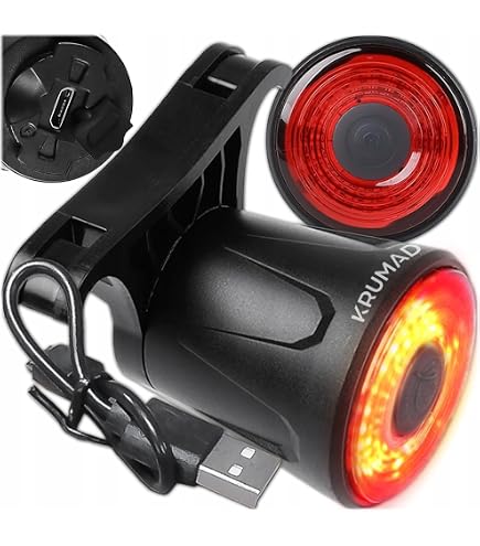 HUIKUANGEU LED-Front- & Rücklicht-Set – Wiederaufladbar, USB, Wasserdicht, 4 Modi, Kompakt, Für Kinder & Erwachsene HUIKUANGEU LED-Front- & Rücklicht-Set – Wiederaufladbar, USB, Wasserdicht, 4 Modi, Kompakt, Für Kinder & Erwachsene