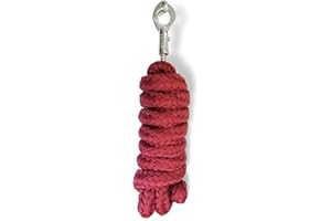 PFERDELINIS Redini in corda con gancio antipanico, in vari design, per cavalli, pony, asini e capre,