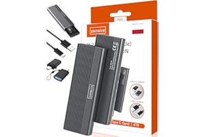 Zenwire 2818N Adapter SSD Obudowa Dysku Twardego Przenośna Obudowa Dysku NVMe 2w1 USB-C i USB 3.0 10 GB/s Beznarzędziowa Instalacja Plug and Play UASP i TRIM
