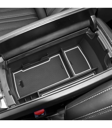Couvercle D'accoudoir Central Pour Peugeot 3008 4008 5008 508L - Rangement Et Confort Supplémentaire - Style B Noir