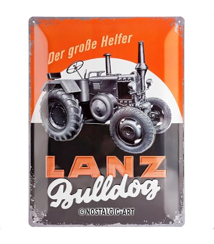 Boîte De Conservation Rétro John Deere 3L - Métallique Vintage Nostalgic-Art