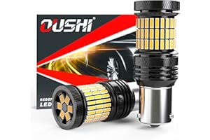 BAU15S PY21W Lampadina LED, OUSHI Canbus 7507 1156 Estremamente Luminosa 4000LM 12V-24V 21W Luce Di Retromarcia Fanale Posteriore DRL Luci Diurne, 6500K Xenon Bianco (Confezione Da 2)