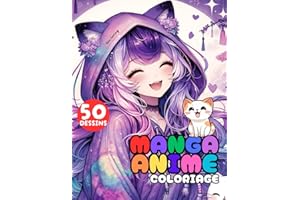 Livre de Coloriage Manga Anime Shojo pour Filles dès 10 Ans : Le Cadeau Idéal pour Ados Créatifs, Filles et Garçons: 50 Magnifiques Motifs avec ... à Colorier pour la Détente et le Plaisir