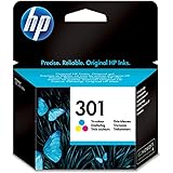 HP CH562EE 301 Original Ink Cartridge, Tri-color, Single Pack