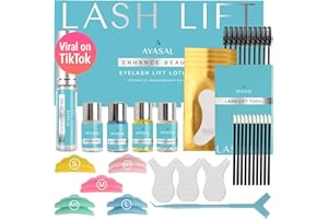 AYASAL Lash Lift Kit for Women: Hight Quality Eyelash Perm Kit, Detailed Instruction Eyelash Lift Kit, Easy for Beginner and Professional Use, Safe and Effective Salon Results