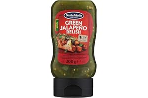 Jalapeño Relish Mild | Santa Maria | Vert Jalapeno Relish Mild | Poids total 300 grammes