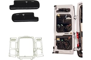 VanEssential Rear Door UPPER Storage Panels (Pair) Designed for Ford Transit High Roof (Van Years 2015 to Current Model)