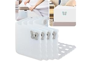 Hydream Bed Sheet Tensioner, Pack of 4 Adjustable Bed Sheet Tensioners, Tie Down Straps, Sheet Tensioners, Bed Sheet Holder, Mattress Tensioner with Fixed Clips, Non-Slip Bed Sheet Holder