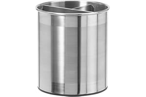 OGGI 7210 - Soporte giratorio para utensilios de cocina, acero inoxidable