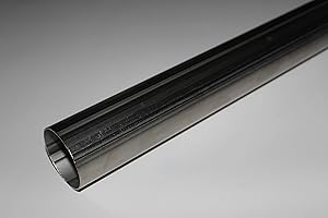 GTTCCG 1m 53x1,5mm / Edelstahlrohr 1.4301 V2A Auspuffrohr 100cm Edelstahl Rohr