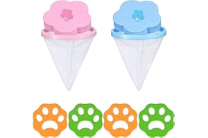 DIKO 6 sztuk depilatora do usuwania sierści zwierząt domowych, wielokrotnego użytku, sitko do usuwania sierści psów, kotów i wszystkich zwierząt domowych