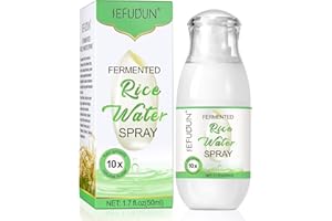 UOCASI Rice Water Spray Hair Growth And Regrowth, Hair Growth Serum Treatment for Thinning Hair and Hair Loss and Moisturising Fermented Rice Water Spray for Damaged, Dry, Curly or Frizzy Hair, 50ml