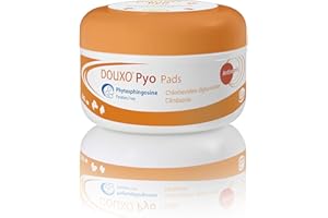 Douxo Pyo - Dischetti antibatterici/antifungini per cani e gatti, consigliati dai veterinari (30 dischetti)