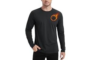 MAGCOMSEN Men's Thermal Underwears Winter Long Sleeve Shirts Ski Base Layers Fleece Lined Tops