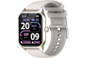 LAOYABB Smartwatch damski i męski z funkcją telefonu, 2,01", tracker fitness z krokomierzem, SpO2/tętno/monitor snu, IP68, wodoszczelny zegarek sportowy do systemu Android iOS
