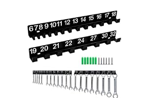 2 x vägghållare för verktyg, verktygshållare, klämhållare, digital kodning, vägghylla för garage, verkstäder och arbetsbänkar, metall
