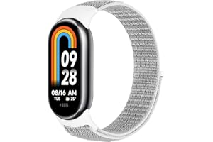 TumCez Cinturino in Nylon Compatibile con Xiaomi Smart Band 10/Xiaomi Smart Band 9/Xiaomi Smart Band 8 Cinturino per Donna Uomo