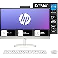HP All in One 24,13th Gen Intel Core i5-1334U, (8GB DDR4,512GB SSD),Microsoft365* Office2024, Win 11 Home, 23.8inch(60.5cm) FHD,Three Sided Micro Edge,FHD Camera,5.27Kg, White, 24-cr0477in
