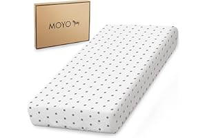 MOYO Prześcieradło z gumką dla niemowląt 70 x 140 cm - prześcieradło dziecięce 100% bawełna, prześcieradło z gumką do łóżeczka dziecięcego lub niemowlęcego, dla niemowląt i małych dzieci, certyfikat OekoTex, stretch (szare)