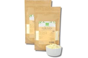 ‎GREEN ESSENCE Albumin pulver Eiweißpulver 1000g (2 * 500g) von der Grünen Essenz - Proteinpulver - Albumin getrocknetes und pasteurisiertes Eiweiß - Eiweiss protein Pulver (1000 Gramm)