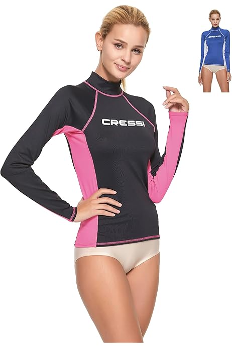 Rash Guard Cressi Uomo - Maglia Protettiva UV 50+ Maniche Corte - Per Sub, Surf E Sport Acquatici - Foto 7