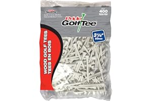 PRIDE GOLF TEE Pride Wooden Golf Tee White, 400 Pack