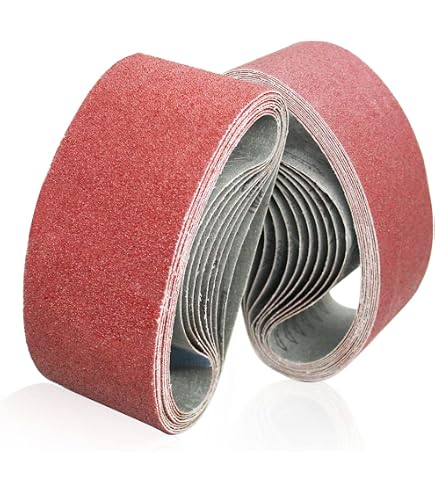 Kwb Bandes Abrasives 105x620 Mm Grain 40 Corindon - Pour Ponceuse à Bande Bois Métal Ponçage Grossier