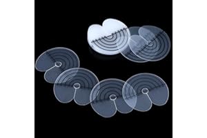 MOZEAT LENS 25 Stück Haarverlängerung Schablone mit Skala zum Abteilen und Schutz von Keratinbondings-Extension