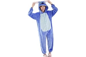 Minetom Adulte Unisexe Anime Animal Costume Cosplay Chaussures Souple en Peluche Slipper Pantoufle Onesie Fleece Halloween Chaussons Soirée de Déguisement