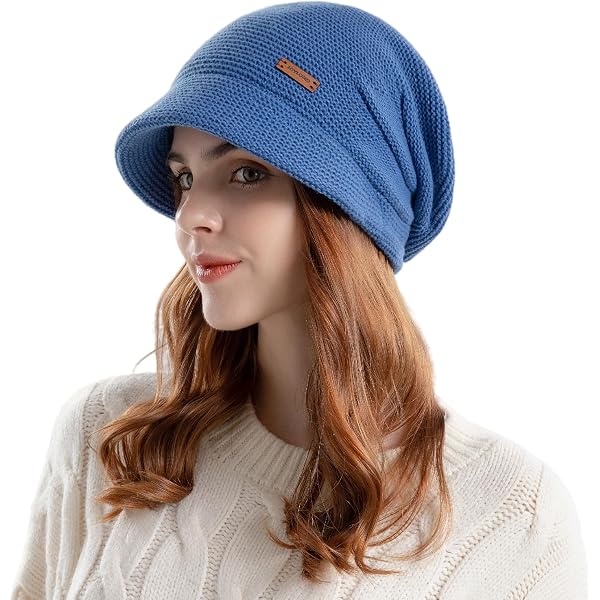 Bonnet D'hiver Femme Tricoté - Chaud, Extensible, Avec Protection Oreilles, Taille Unique, Plusieurs Couleurs