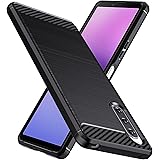 Natbok Cover per Sony Xperia 10 V,Progettare in Fibra di Carbonio e TPU Shell AntiGraffio Protettiva Custodia per Sony Xperia