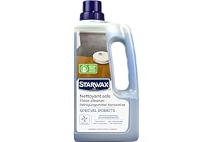 STARWAX - Nettoyant Multi-Sols spécial Robots - Usage pour tous les robots lavants - Nettoyage sans trace - Sans rinçage - Sèchage rapide- Parfum brise marine - Fabrication Française - 1L