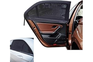 WDAFLG Car Window Shades for Baby, 2 Pack of (46" x 21") Car Side Window Sun Shades Cover Rear Window Protect Kids Adults from Sun Burn, Fits All 98% Cars