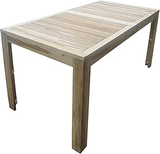 Amazon.de: Teaktisch Esstisch Holztisch Teak Tisch 160 x 80 x 75 cm