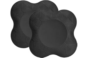 TOBWOLF 2PCS Yoga Knee Pad, Anti-Slip Foam Kneeling Support, Comfortable Sports Balance Cushion for Protecting Knee, Ankle, Elbow, Hand - 20x20cm